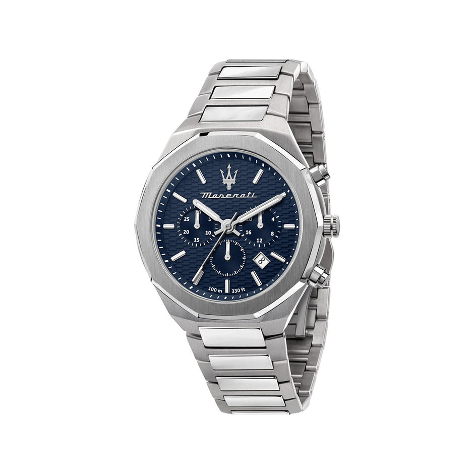 Men Stile Silver Watch