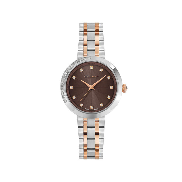 ساعة بنية للنساء