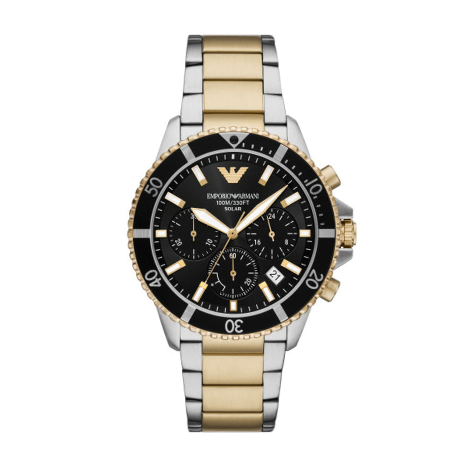 Men World Explorer Two Tone Watch