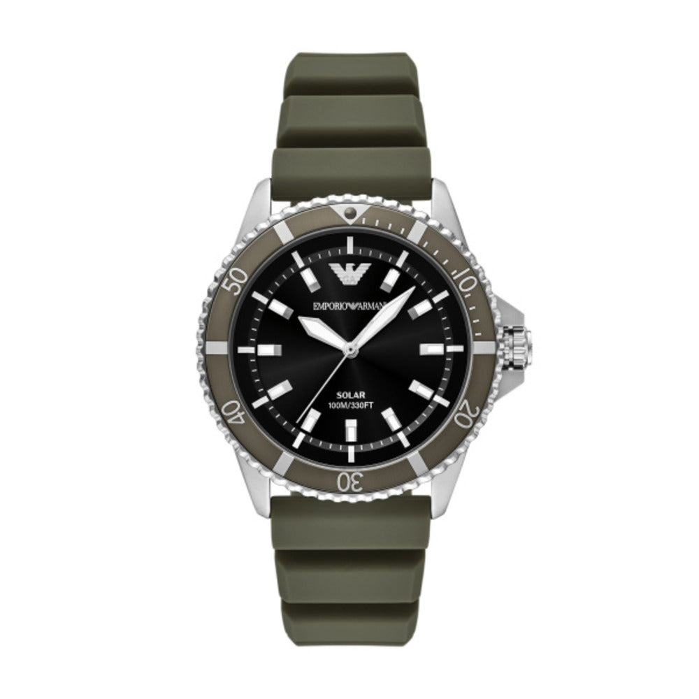 Men World Explorer Green Watch