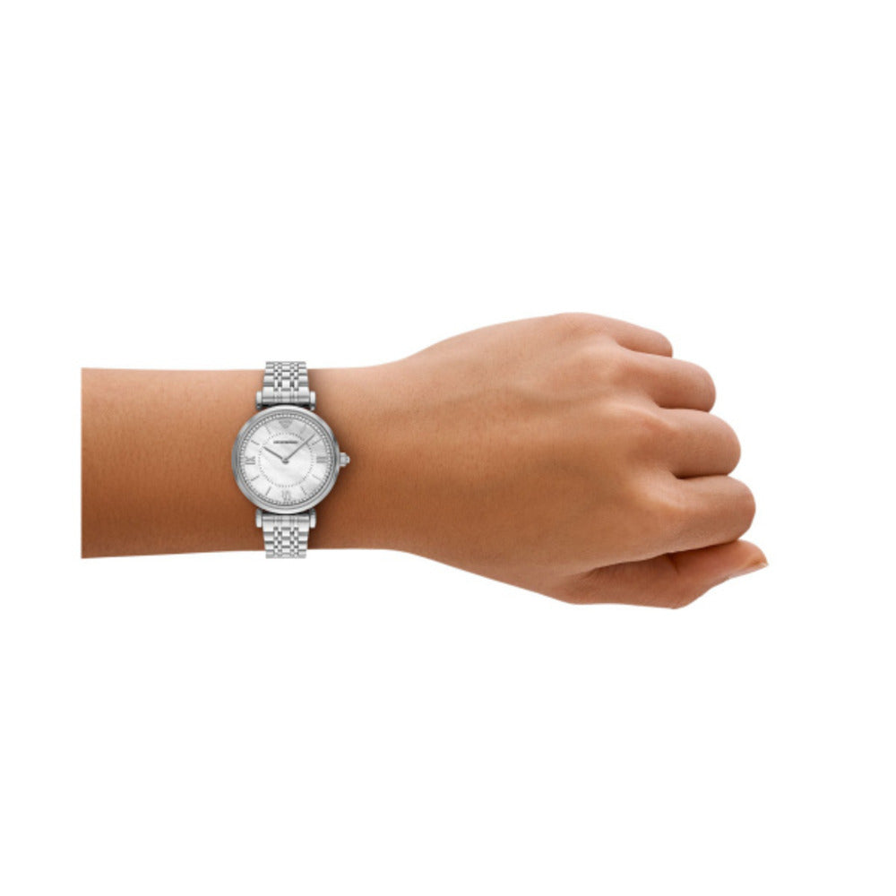 Women Gianni T-Bar Silver Watch