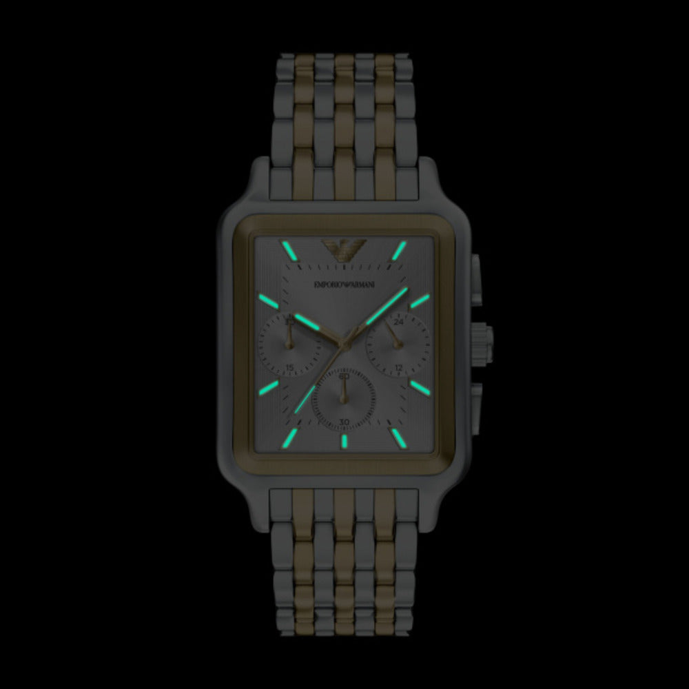 Men Two Tone Watch