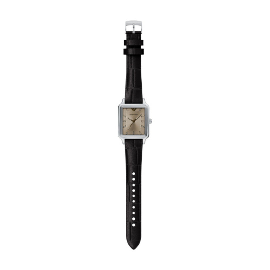 Men Brown Leather Watch