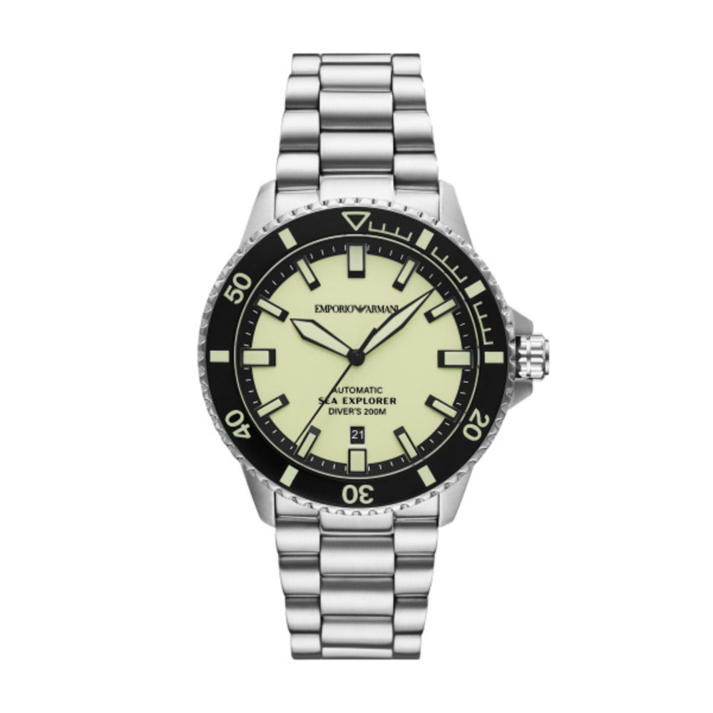 Men Sea Explorer Silver Watch