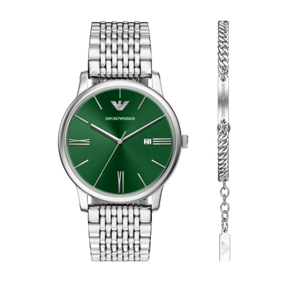 Men Silver Watch