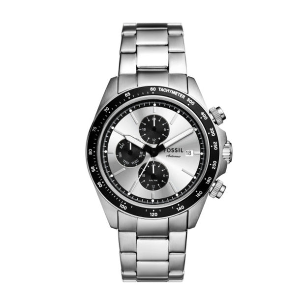 Men Autocross Silver Watch