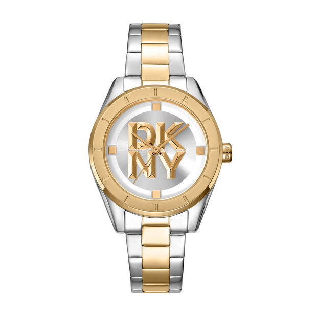 Women Chambers Midi Two Tone Watch