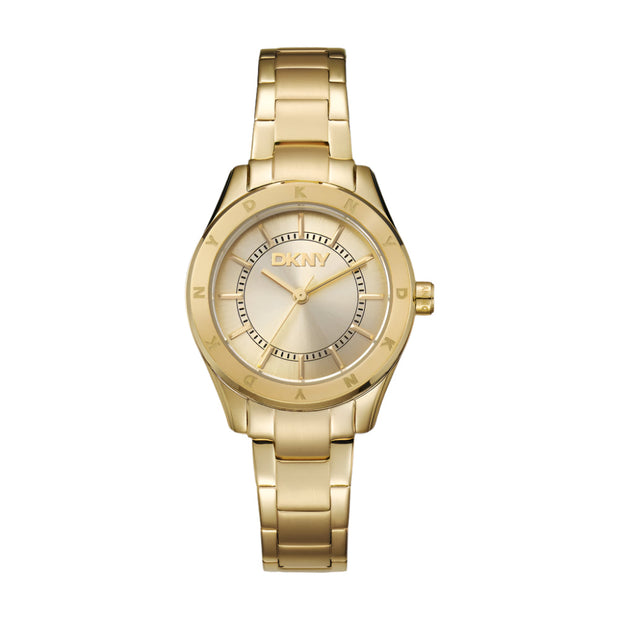 Women Chambers Sport Gold Watch