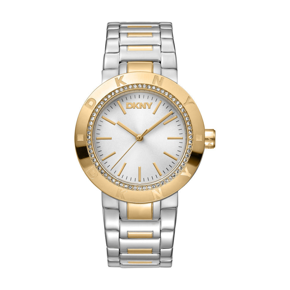Women Eastside Logo Two Tone Watch