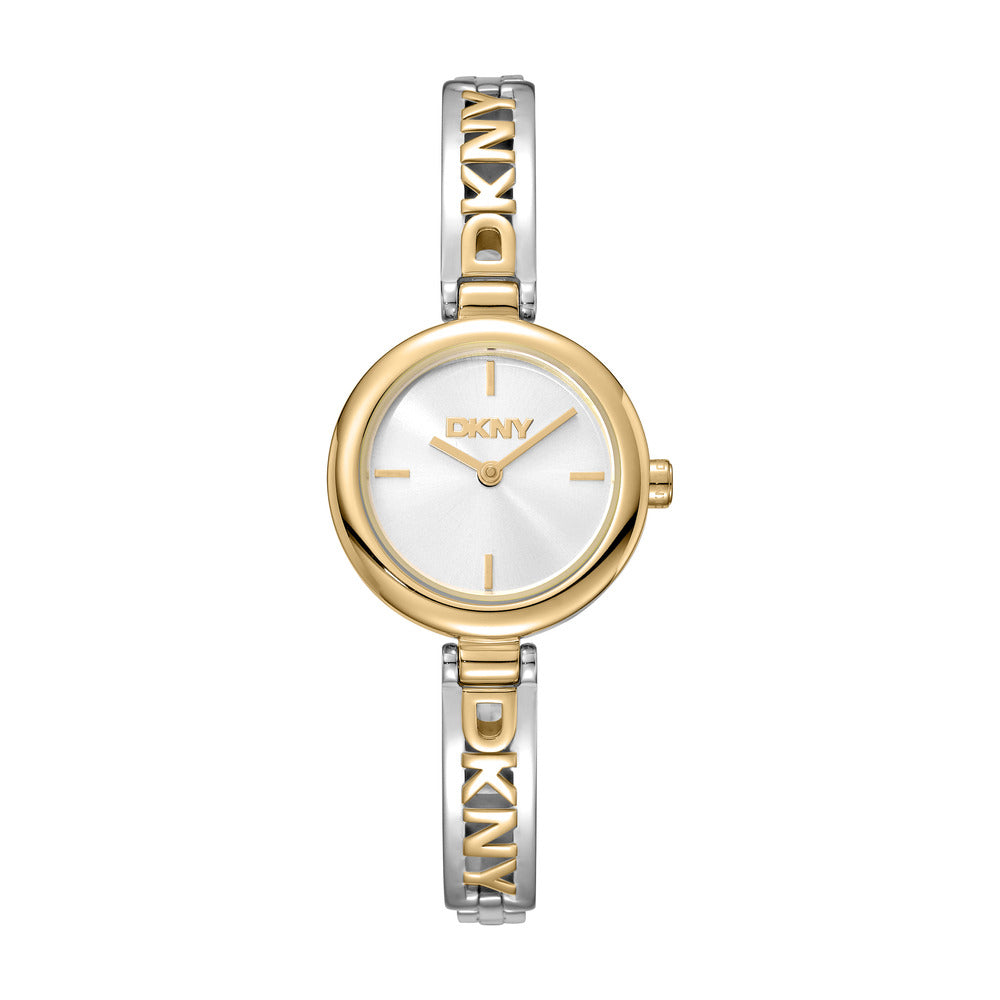 Women Logo Two Tone Watch