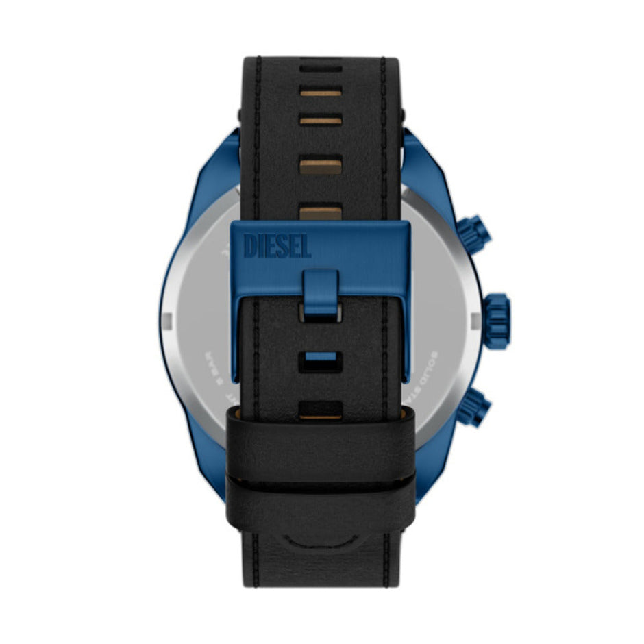 Men Spiked Blue Watch