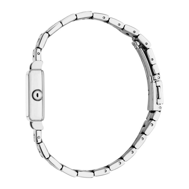 Women Square Silver Watch