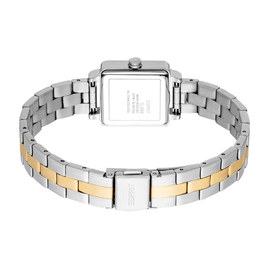 Women Square Two Tone Watch
