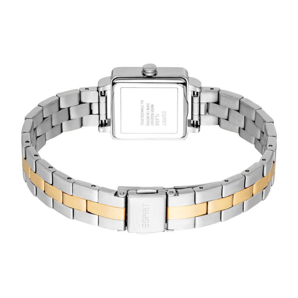 Women Square Two Tone Watch
