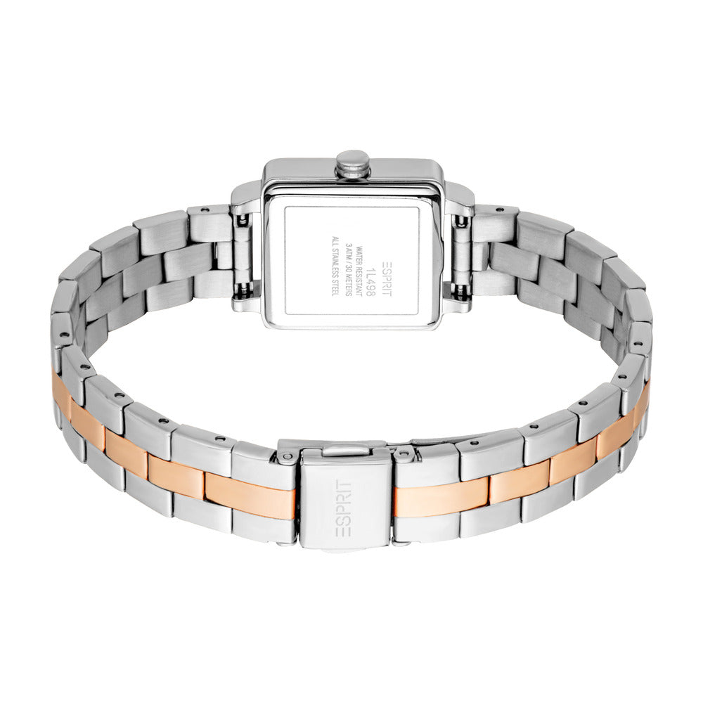 Women Square Two Tone Watch