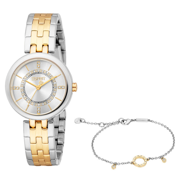 Women Myra Two Tone Watch Set