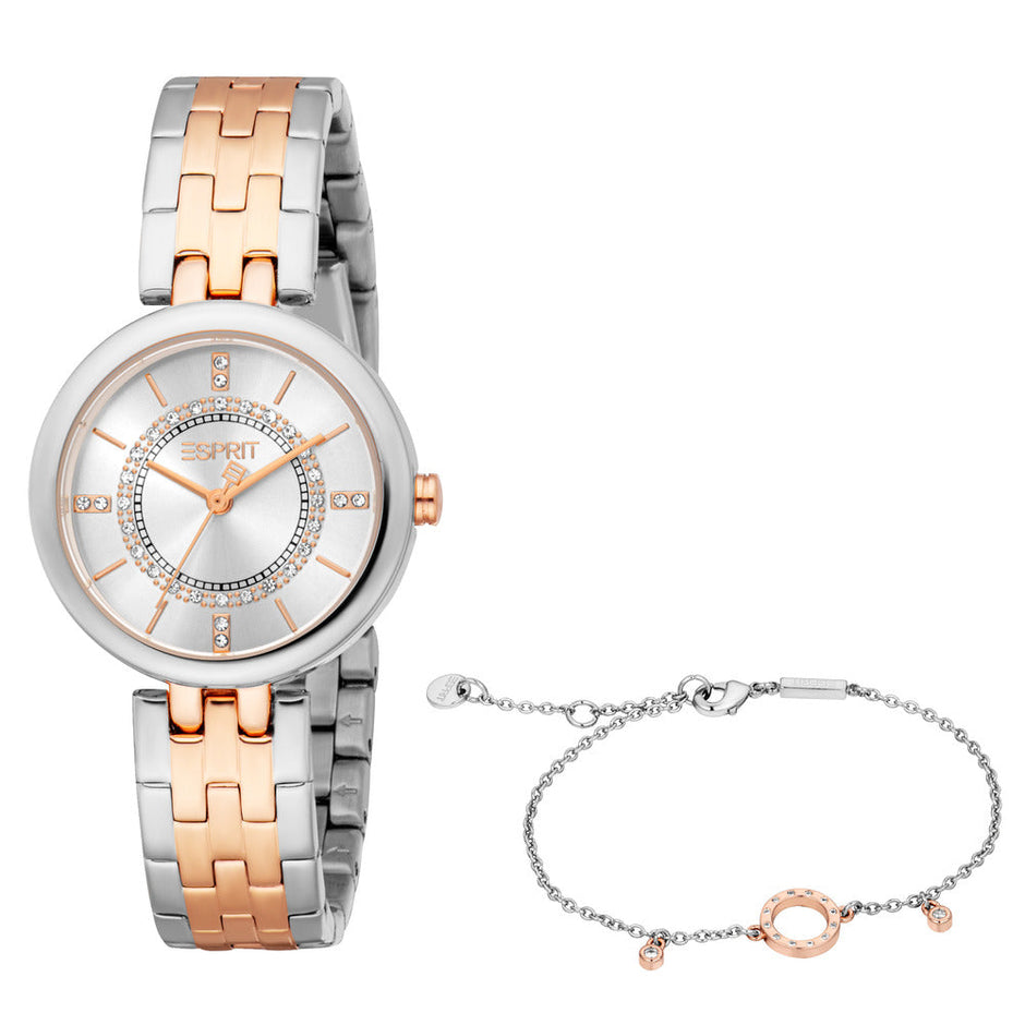 Women Myra Two Tone Watch Set