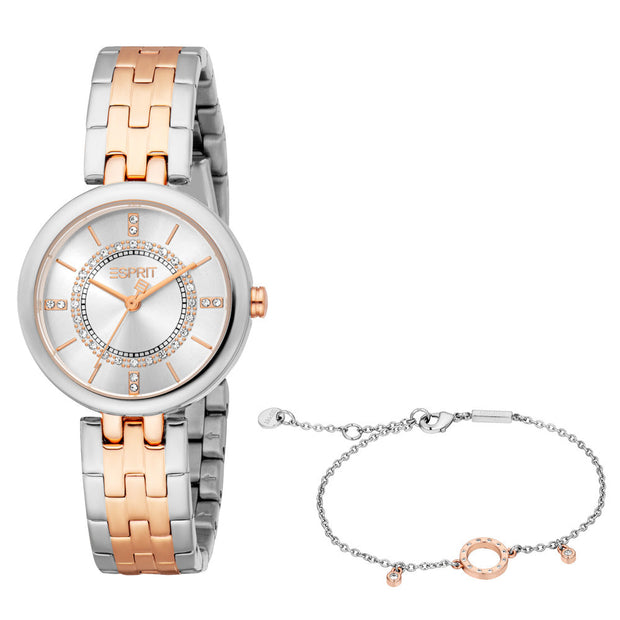 Women Myra Two Tone Watch Set