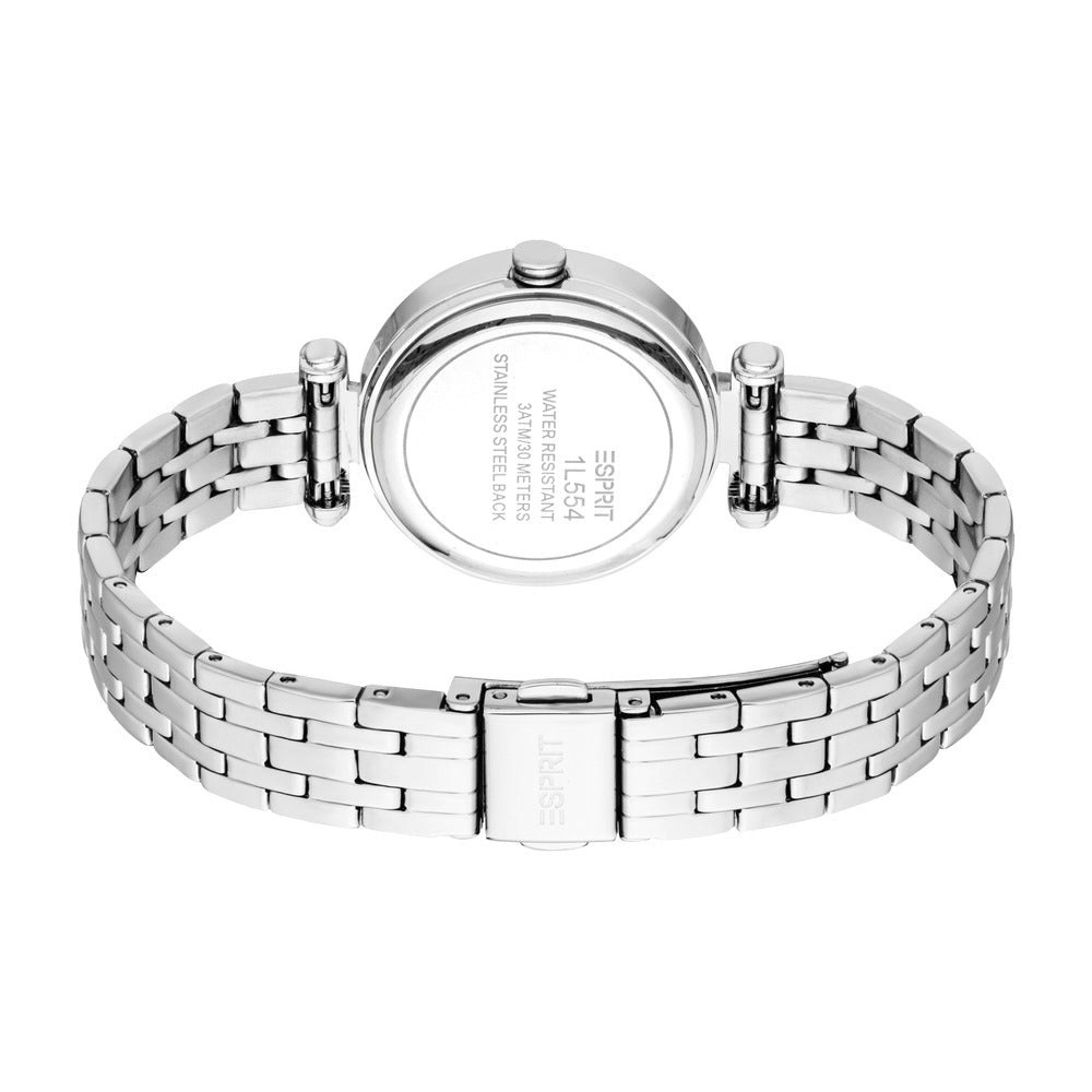 Women Skye Glitter Silver Watch
