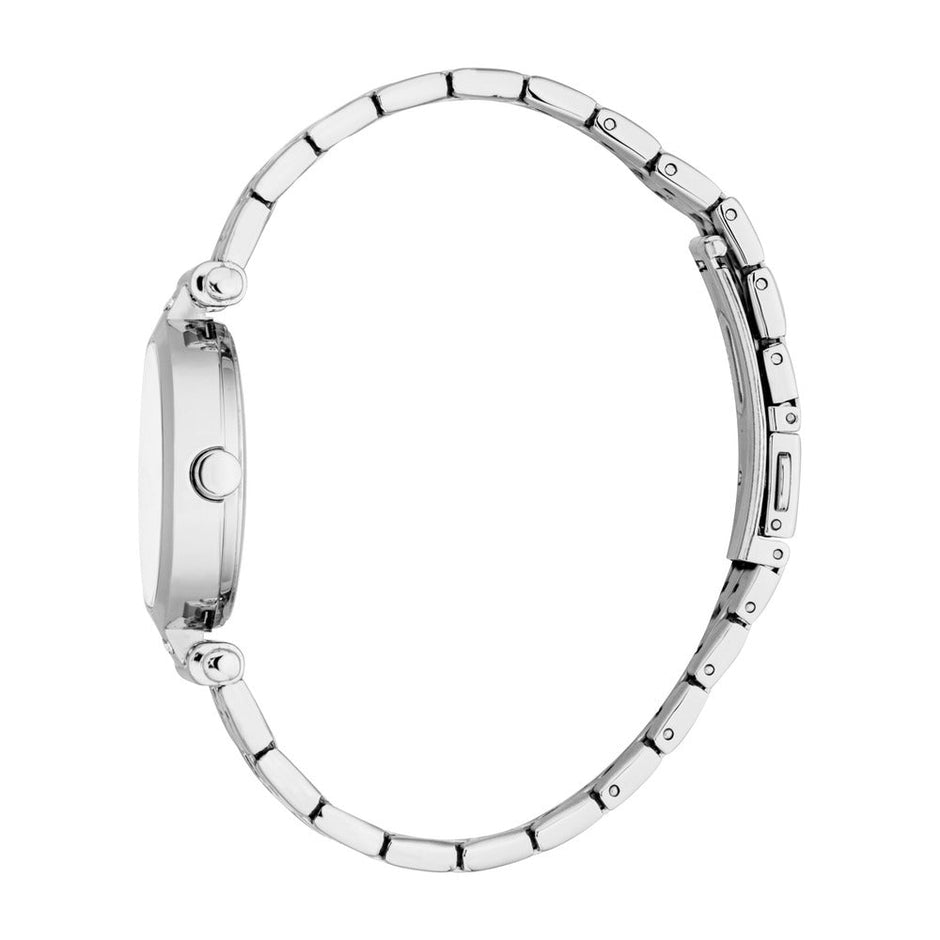 Women Skye Glitter Silver Watch