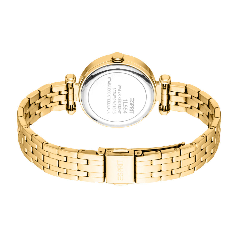 Women Skye Glitter Golden Watch
