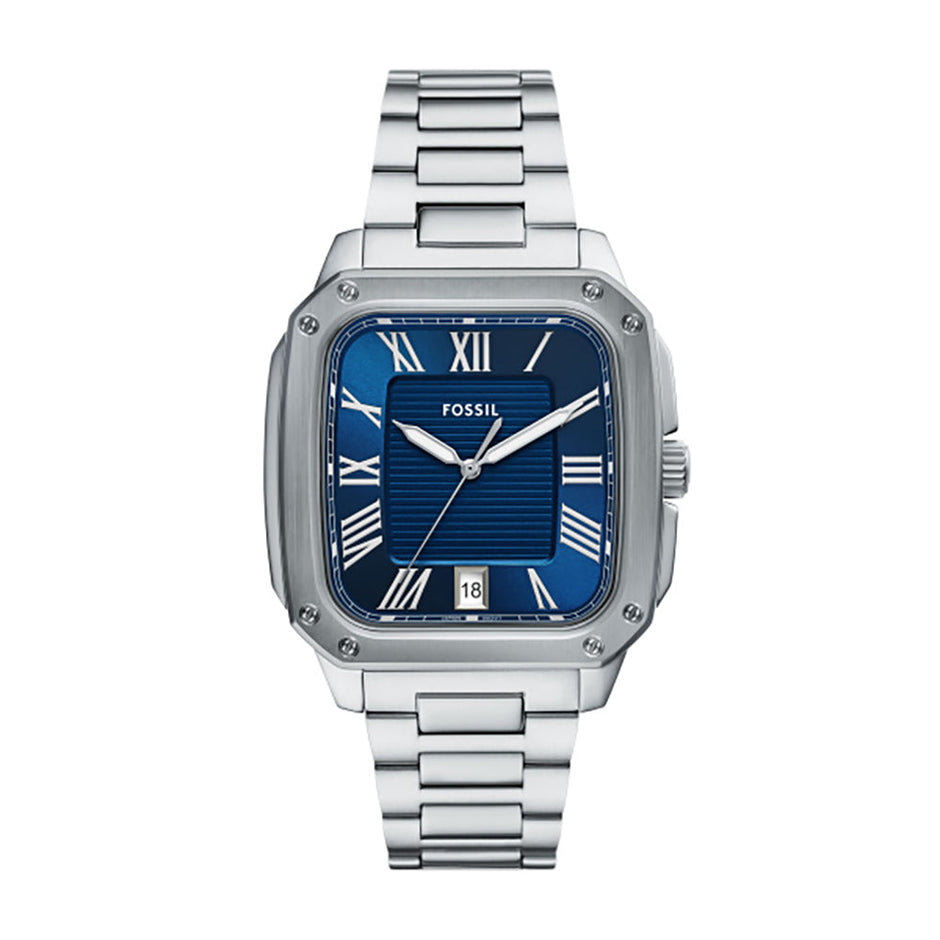 Men Crosby Silver Watch