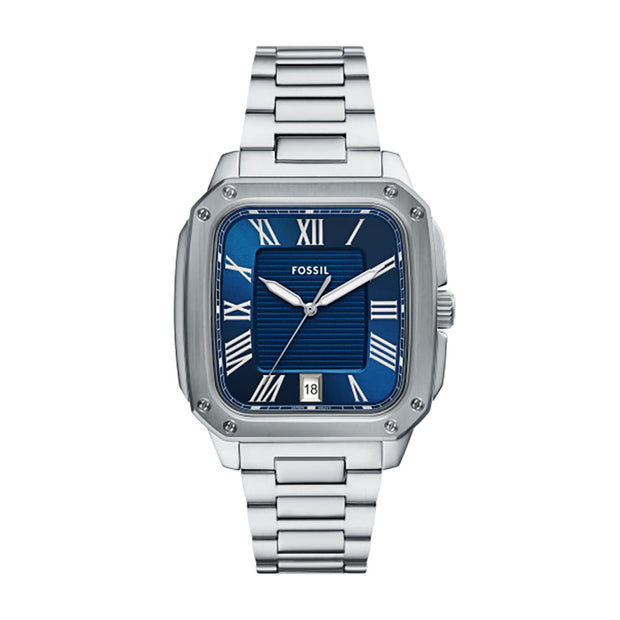 Men Crosby Silver Watch