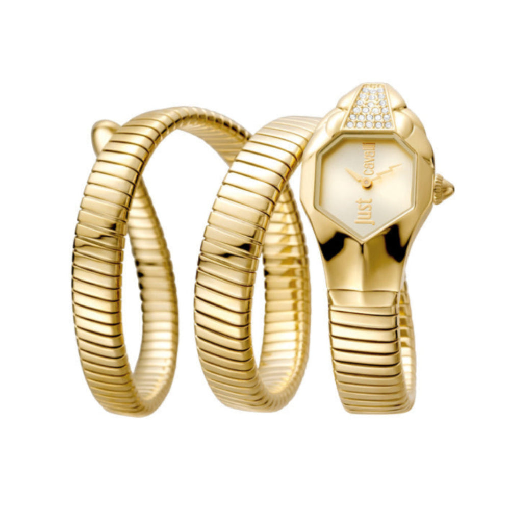 Women Just Glam Gold Watch