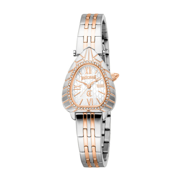 Women Animalier Two Tone Watch