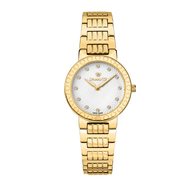 Women Logo Gold Watch