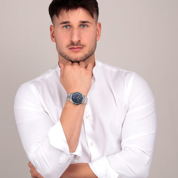 Men Epoca Silver Watch