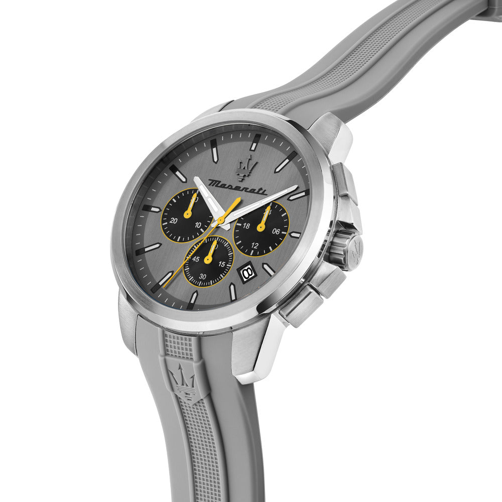 ساعة ساكسيسو رمادية رجالية