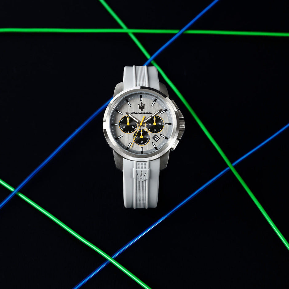 ساعة ساكسيسو رمادية رجالية