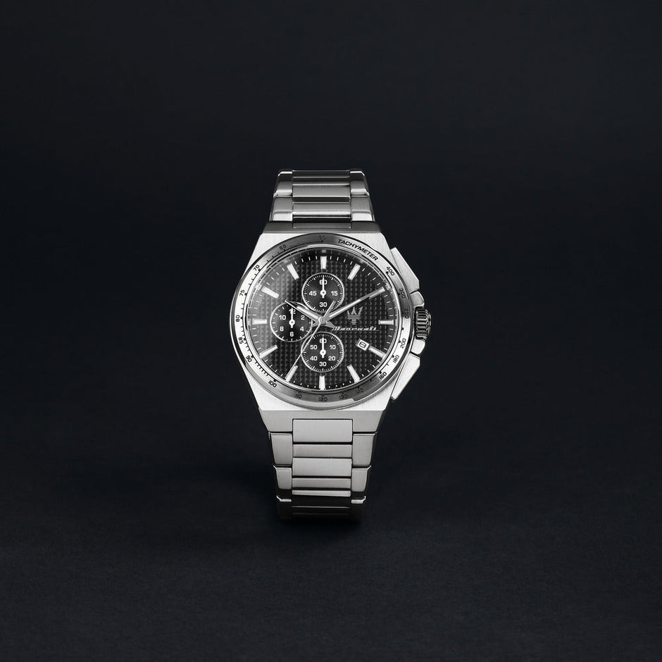 Men Velocita Slim Black Watch