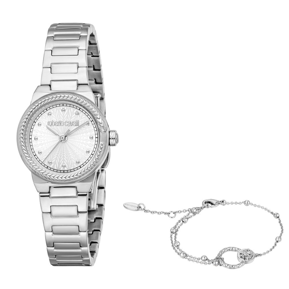 Women Eclisse Silver Watch Set