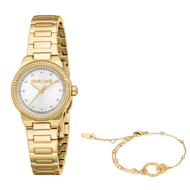 Women Eclisse Golden Watch Set