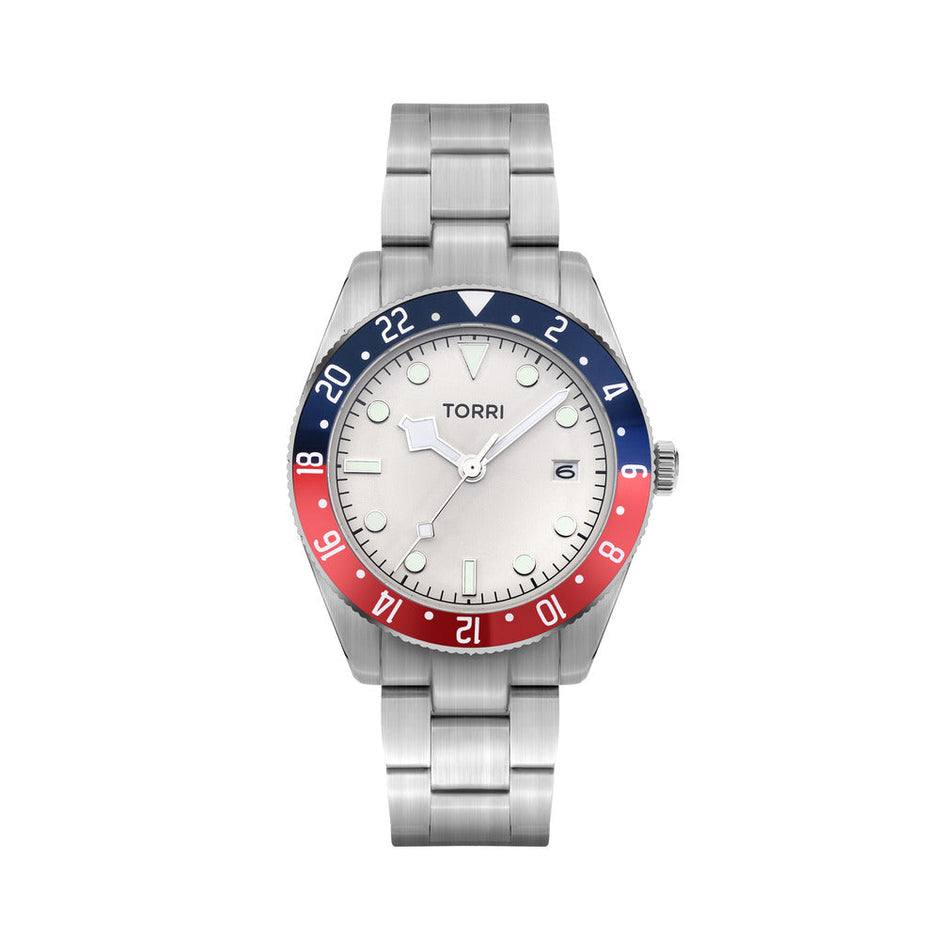 Men Elio Silver Watch