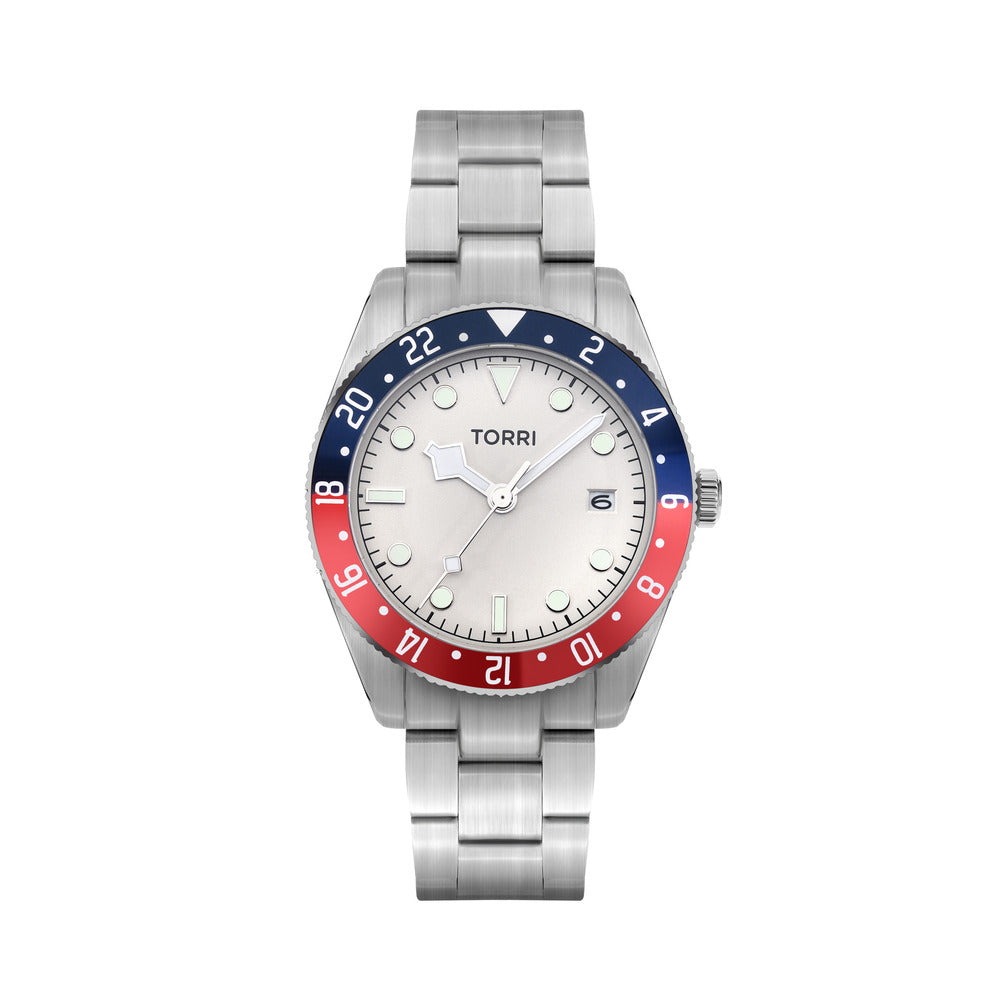 Men Elio Silver Watch