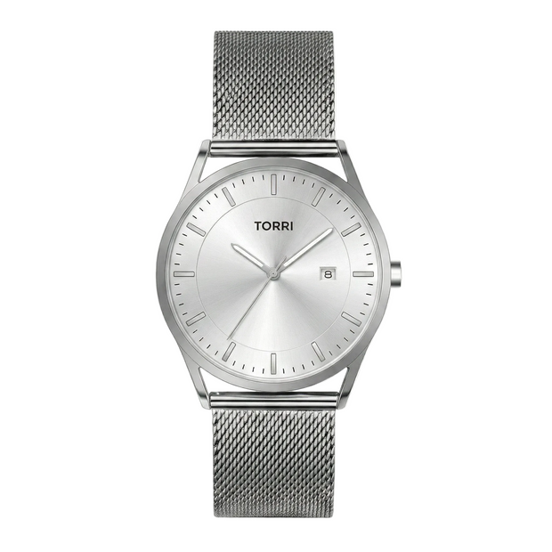Men Silver Watch