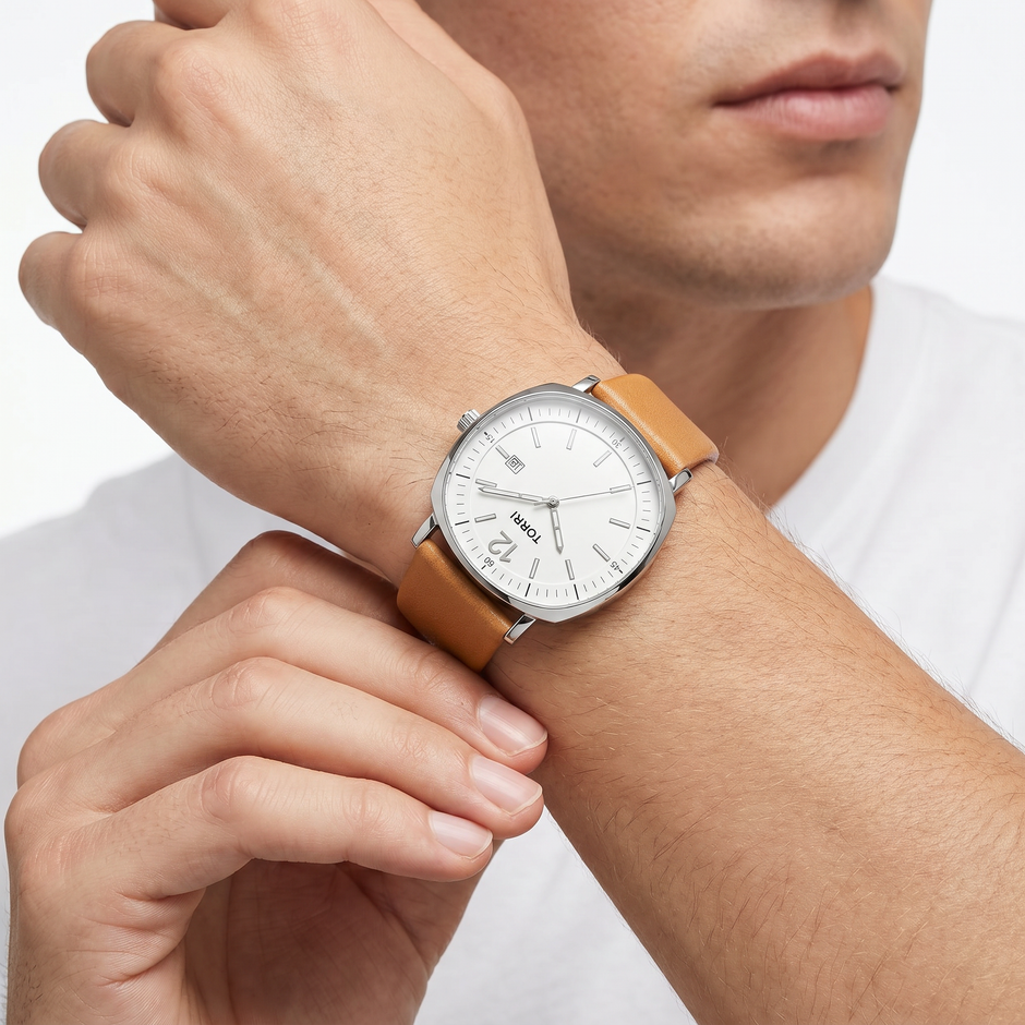 Men Brown Watch