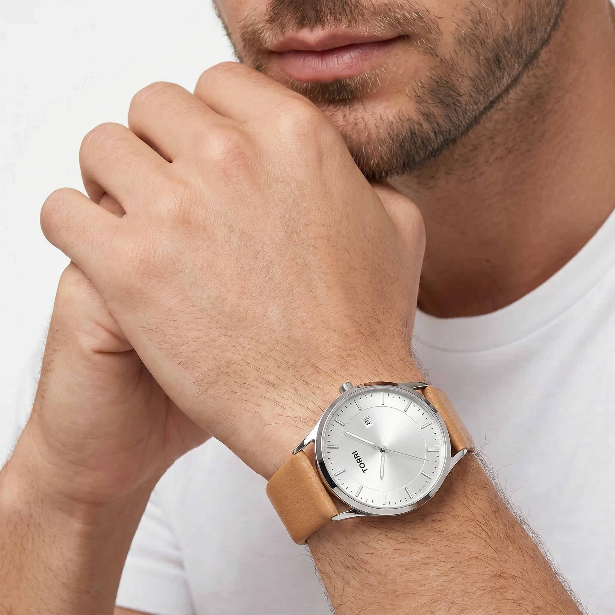 Men Brown Watch