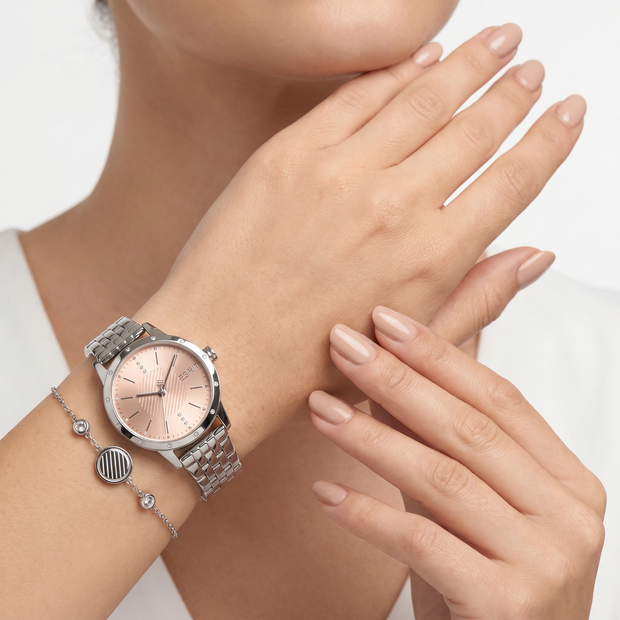 Women Catherine Silver Watch Set