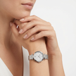 Women Skye Glitter Silver Watch